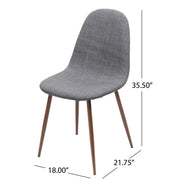 Elegant Dining Chair Set With Fabric - R&R Furniture Gallery (Fountain Valley, CA)