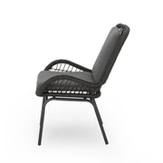 Outdoor Wicker Club Chair With Cushions (Set of 2) - R&R Furniture Gallery (Fountain Valley, CA)
