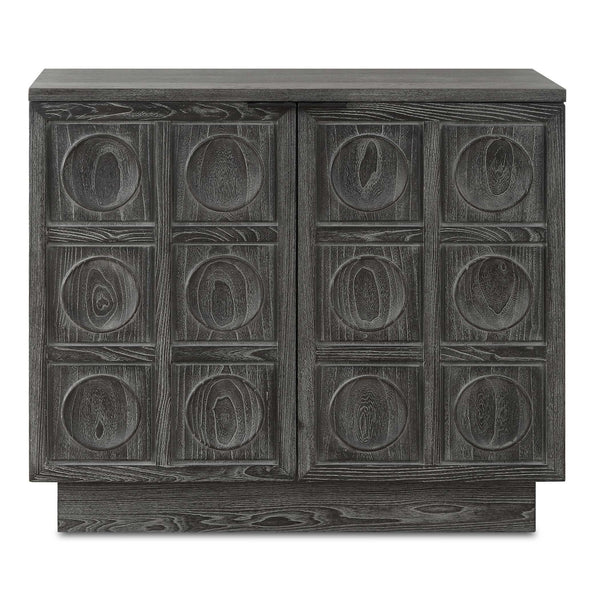 Shelby - 2 Door Ebony Stained Cabinet