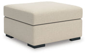 LadyMae - Oversized Accent Ottoman - Twill - R&R Furniture Gallery (Fountain Valley, CA)