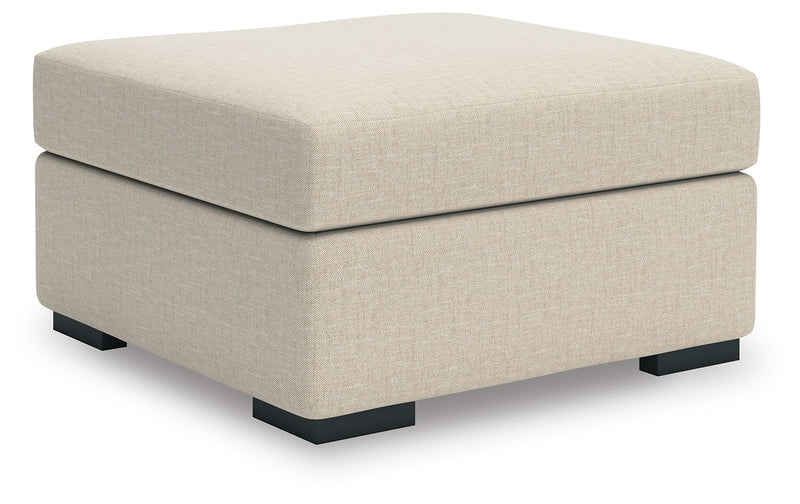 LadyMae - Oversized Accent Ottoman - Twill - R&R Furniture Gallery (Fountain Valley, CA)