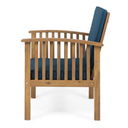 Casa - Acacia Club Chair Coastal Classic Outdoor Seating, Waterproof Fabric - R&R Furniture Gallery (Fountain Valley, CA)