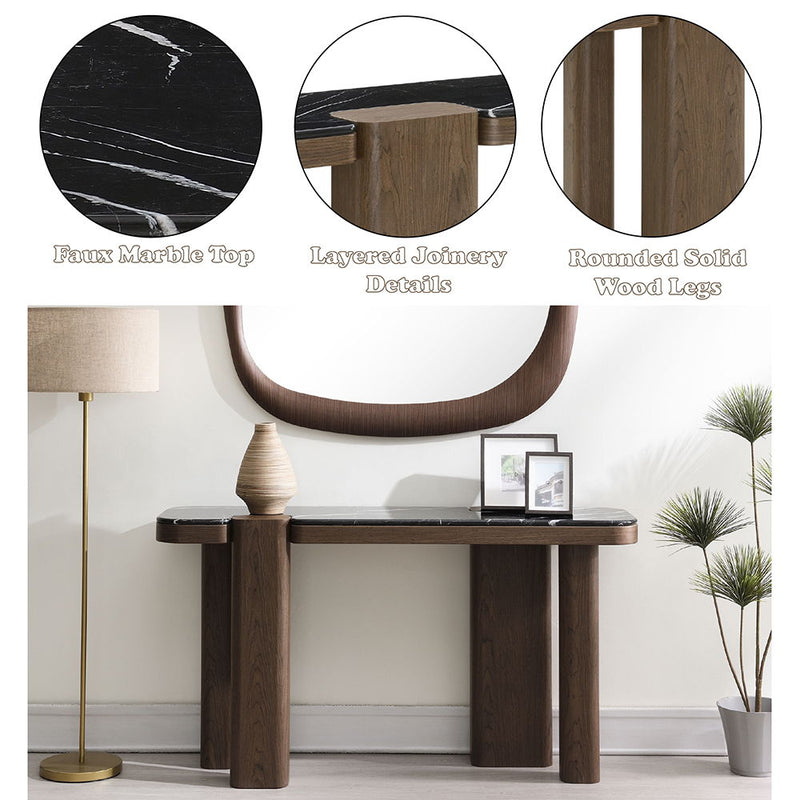 Dana - Table With Marble Top - R&R Furniture Gallery (Fountain Valley, CA)