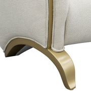 Scotts Square - Matching Chair - Cornsilk / Light Champagne - R&R Furniture Gallery (Fountain Valley, CA)