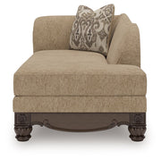 Chelsworth - RAF Corner Chaise - Golden - R&R Furniture Gallery (Fountain Valley, CA)