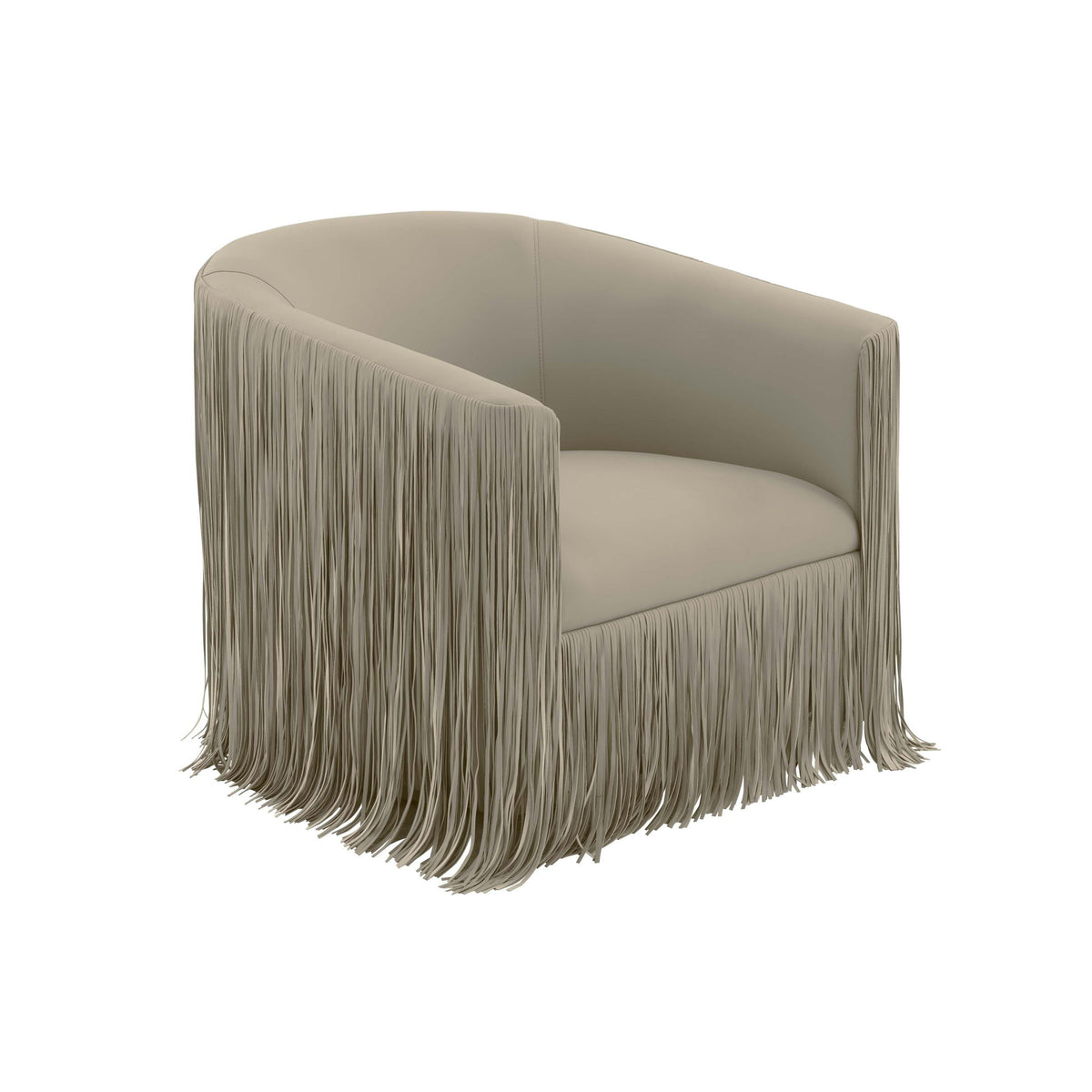 Shag Me - Vegan Leather Swivel Chair - R&R Furniture Gallery (Fountain Valley, CA)