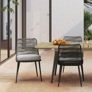 Beachside - Outdoor Dining Chair (Set of 2) - Gray - R&R Furniture Gallery (Fountain Valley, CA)