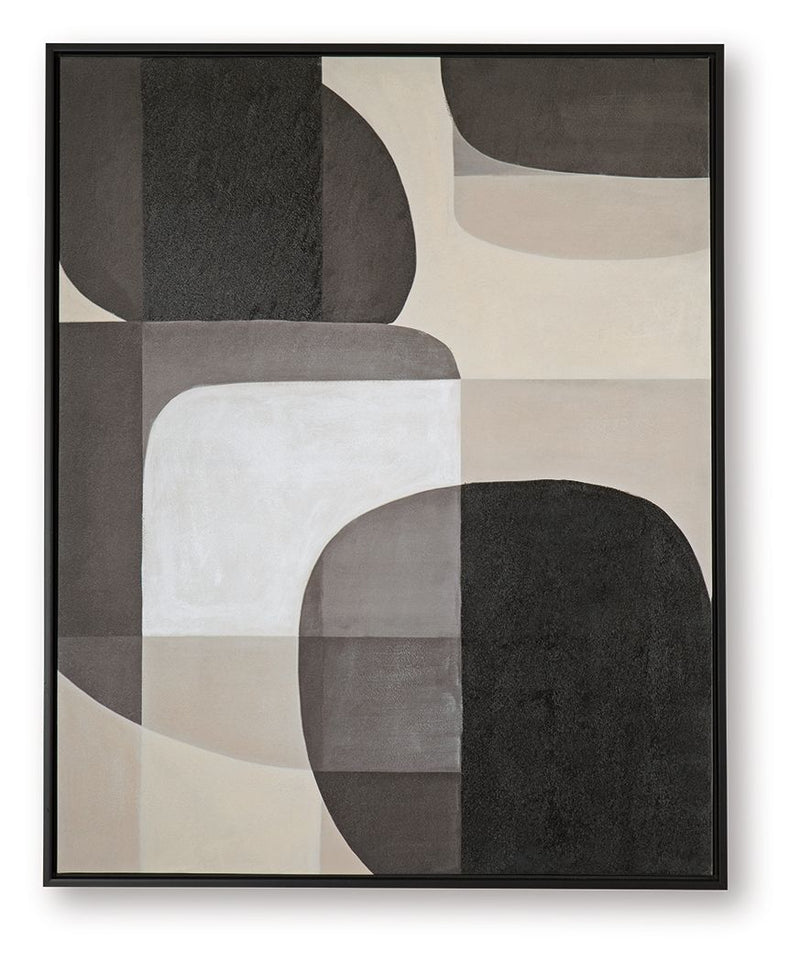 Kesleigh - Wall Art - Black / White - R&R Furniture Gallery (Fountain Valley, CA)