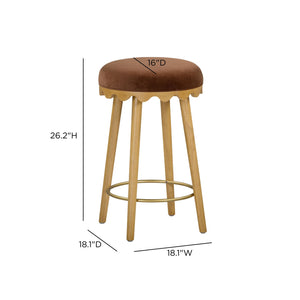 Oodle - Performance Vegan Mohair Stool