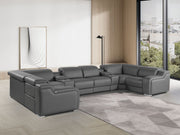 1116 - 8-Piece U-Shaped Sectional Sofa In With 4 Power Recliners & Power Headrest - R&R Furniture Gallery (Fountain Valley, CA)