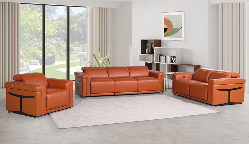 1126 - 6-Piece Modular Power Reclining Sofa, Loveseat & Chair Set In With 5 Power Recliners & Power Headrests - R&R Furniture Gallery (Fountain Valley, CA)