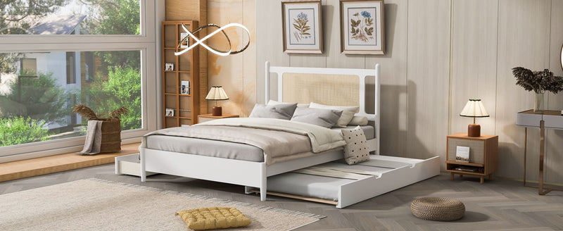 Platform Bed With 2 Big Drawers & Trundle - R&R Furniture Gallery (Fountain Valley, CA)