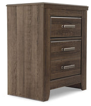 Juararo - Two Drawer Night Stand - Dark Brown - R&R Furniture Gallery (Fountain Valley, CA)