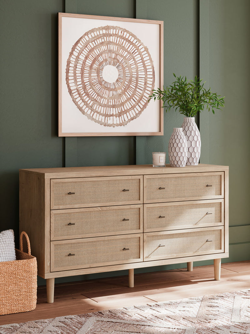 Cielden - Six Drawer Dresser - Two-Tone - R&R Furniture Gallery (Fountain Valley, CA)