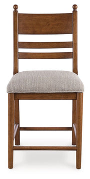 Greddinton - Upholstered Barstool (Set of 2) - R&R Furniture Gallery (Fountain Valley, CA)