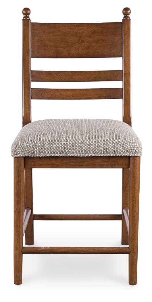 Greddinton - Upholstered Barstool (Set of 2) - R&R Furniture Gallery (Fountain Valley, CA)