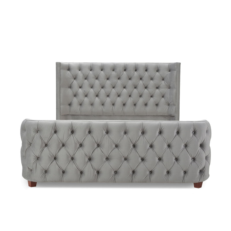 Brooklyn - Tufted Panel Bed Headboard And Footboard Set - R&R Furniture Gallery (Fountain Valley, CA)