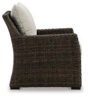 Brook Ranch - Lounge Chair With Cushion - Brown - R&R Furniture Gallery (Fountain Valley, CA)