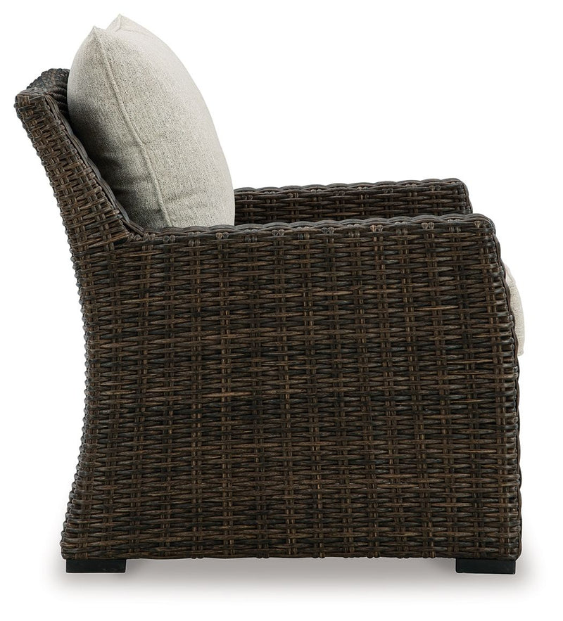 Brook Ranch - Lounge Chair With Cushion - Brown - R&R Furniture Gallery (Fountain Valley, CA)