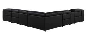 1116 - 7-Piece L-Shaped Sectional Sofa In With 4 Power Recliners & Power Headrests
