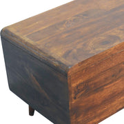 Curved Blanket Box - Chestnut - R&R Furniture Gallery (Fountain Valley, CA)