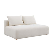 Hangover - Boucle Modular Loveseat - Cream - R&R Furniture Gallery (Fountain Valley, CA)