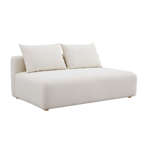 Hangover - Boucle Modular Loveseat - Cream - R&R Furniture Gallery (Fountain Valley, CA)