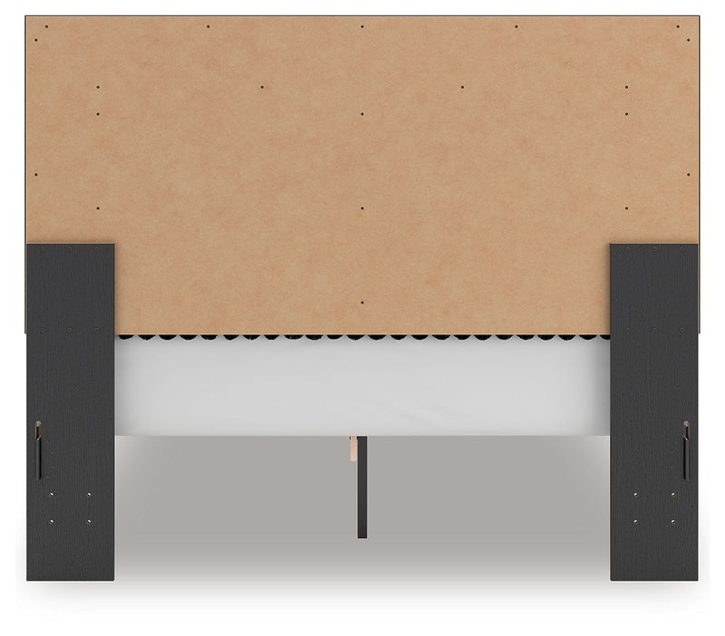 Zuraleus - Upholstered Panel Platform Bed With Roll Slats - R&R Furniture Gallery (Fountain Valley, CA)
