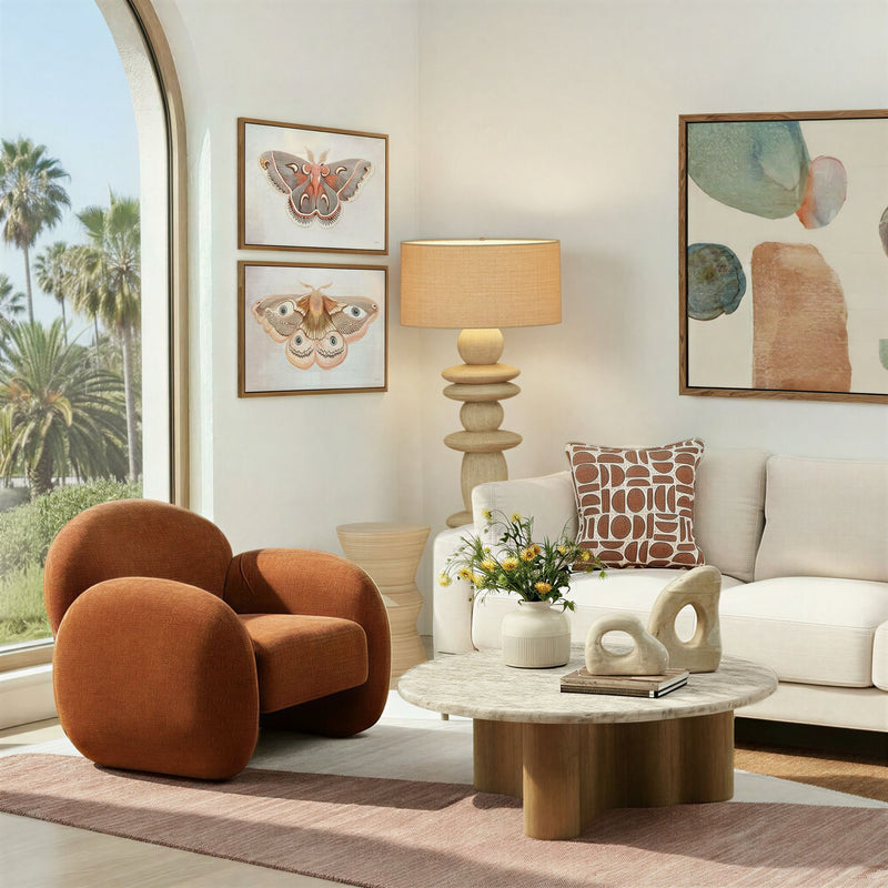 Reyan - Coffee Table - Beige And Natural
