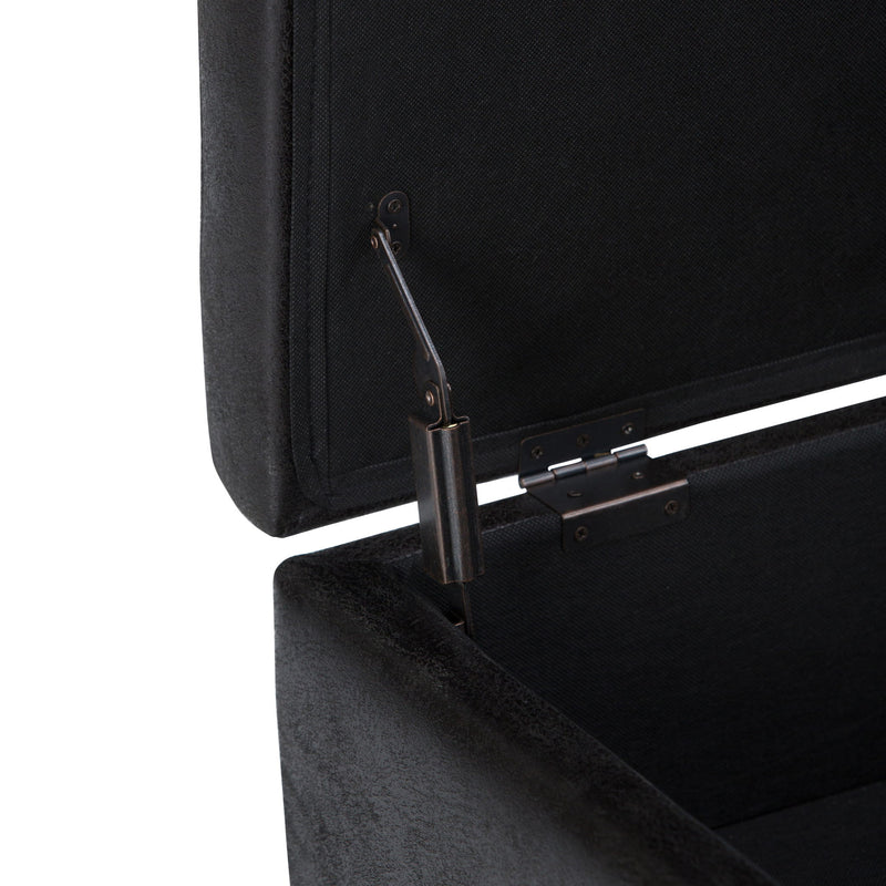 Owen - Upholstered Rectangular Storage Ottoman - R&R Furniture Gallery (Fountain Valley, CA)