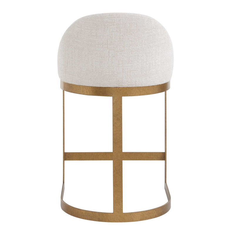 Ira - Counter Stool - Gold / Ivory