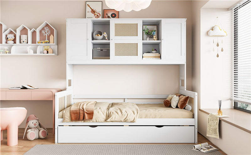 Daybed And All In One Cabinet And Shelf - R&R Furniture Gallery (Fountain Valley, CA)