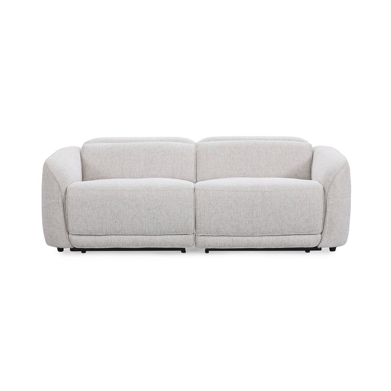 Ostend - Upholstered Power Recliner Sofa - Gray - R&R Furniture Gallery (Fountain Valley, CA)