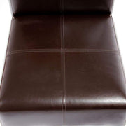 Bonded Leather Upholstered Dining Chair With Solid Wood Legs (Set of 2) - Chocolate - R&R Furniture Gallery (Fountain Valley, CA)