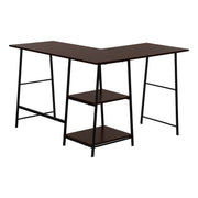 Computer Desk, Home Office, Corner, Storage Shelves, L Shape, Work, Laptop, Contemporary, Modern - R&R Furniture Gallery (Fountain Valley, CA)