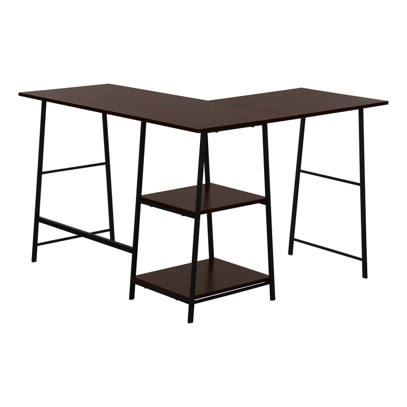 Computer Desk, Home Office, Corner, Storage Shelves, L Shape, Work, Laptop, Contemporary, Modern - R&R Furniture Gallery (Fountain Valley, CA)