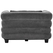 Noble House oversized chaise lounge sofa bed with deep seat, layered armrests, and plush cushioning for comfortable lounging.