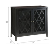 Ceara - Console Cabinet - Black - R&R Furniture Gallery (Fountain Valley, CA)