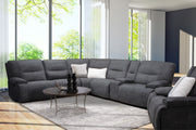 Gladiator - 6 Piece Modular Power Reclining Sectional - R&R Furniture Gallery (Fountain Valley, CA)