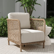 Brisbane - Outdoor Accent Chair - Natural - R&R Furniture Gallery (Fountain Valley, CA)