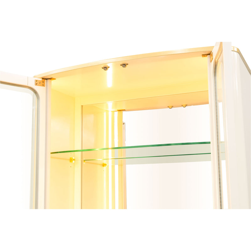 Scotts Square - Display Cabinet - Light Champagne - R&R Furniture Gallery (Fountain Valley, CA)