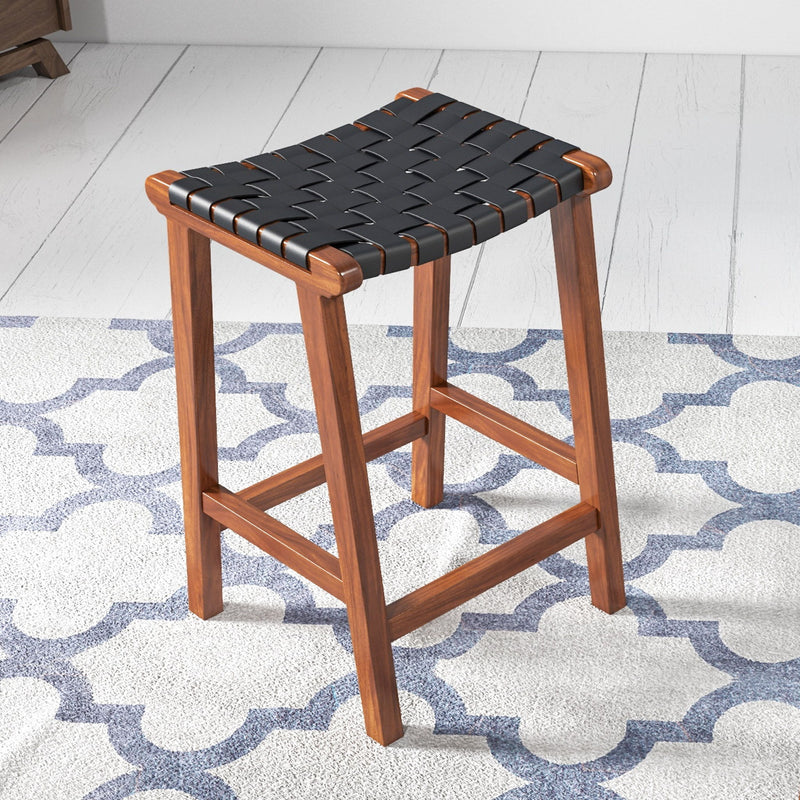 James - Modern Genuine Bar Stool - R&R Furniture Gallery (Fountain Valley, CA)