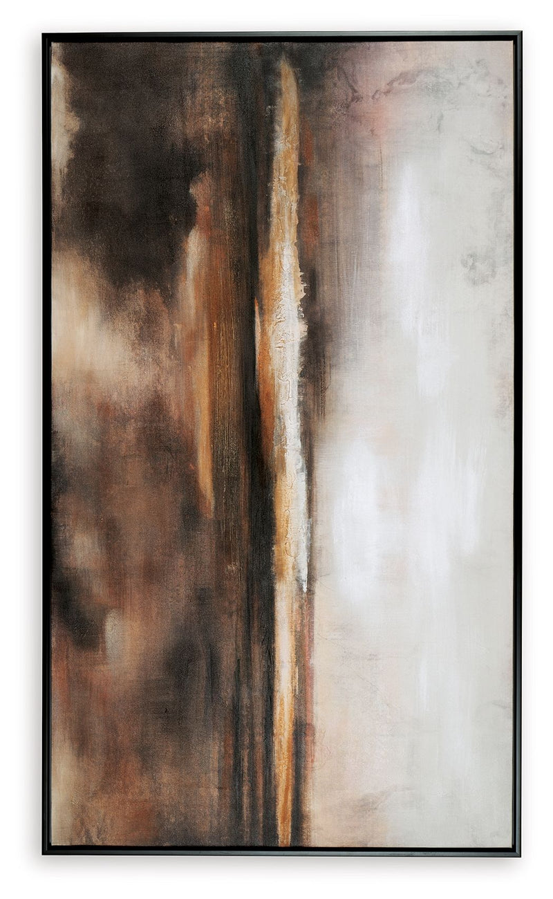 Drewland - Wall Art - Black / Brown / Orange - R&R Furniture Gallery (Fountain Valley, CA)