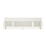 Palm Gate - Media Cabinet - Cloud White - R&R Furniture Gallery (Fountain Valley, CA)