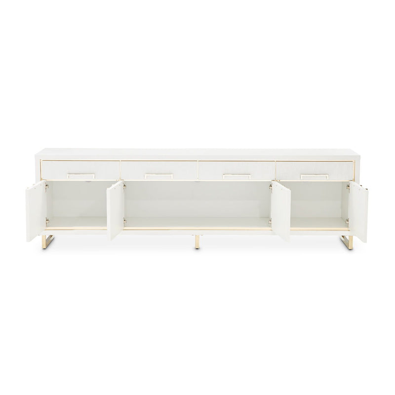 Palm Gate - Media Cabinet - Cloud White - R&R Furniture Gallery (Fountain Valley, CA)