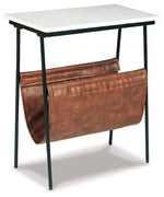 Etanbury - Accent Table - Brown / Black / White - R&R Furniture Gallery (Fountain Valley, CA)