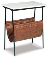 Etanbury - Accent Table - Brown / Black / White - R&R Furniture Gallery (Fountain Valley, CA)