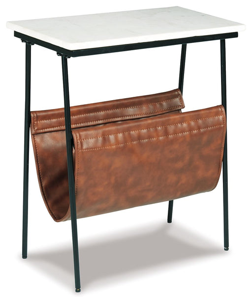 Etanbury - Accent Table - Brown / Black / White - R&R Furniture Gallery (Fountain Valley, CA)