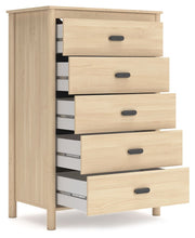Cabinella - Five Drawer Chest - Tan - R&R Furniture Gallery (Fountain Valley, CA)