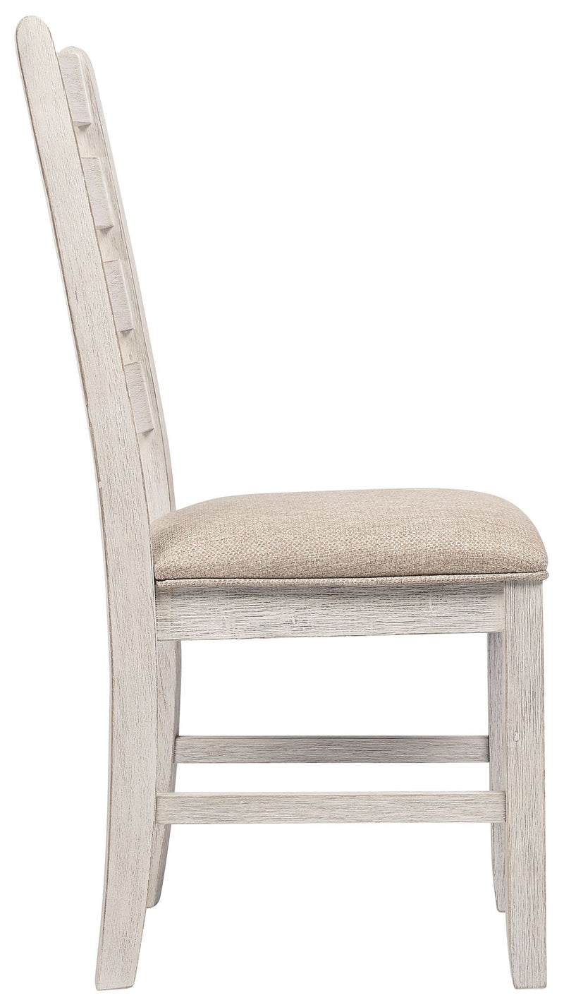 Skempton - Dining UPH Side Chair (Set of 2) - White - R&R Furniture Gallery (Fountain Valley, CA)
